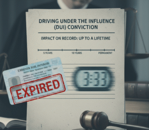 how long a dui stay on your record